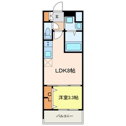 スプランディッド中之島DUEの物件間取画像